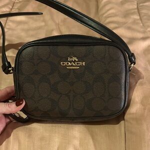 Coach Signature Brown Crossbody Bag